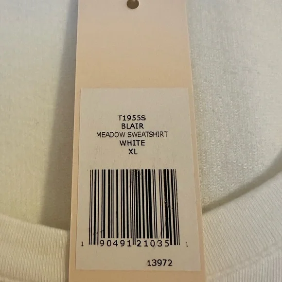 Eberjey Women's White Lightweight Blair Meadow Sweater - Picture 3 of 4